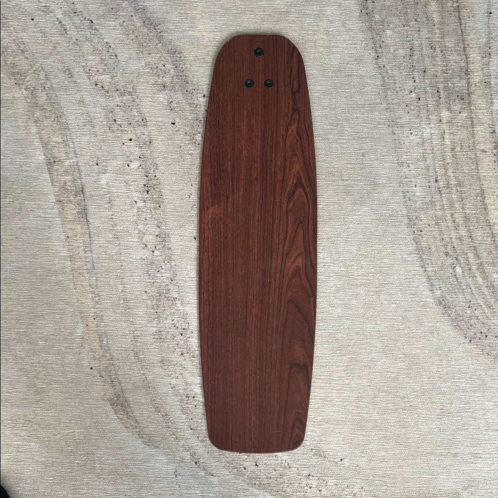 Brown Hunter brand fan blades.